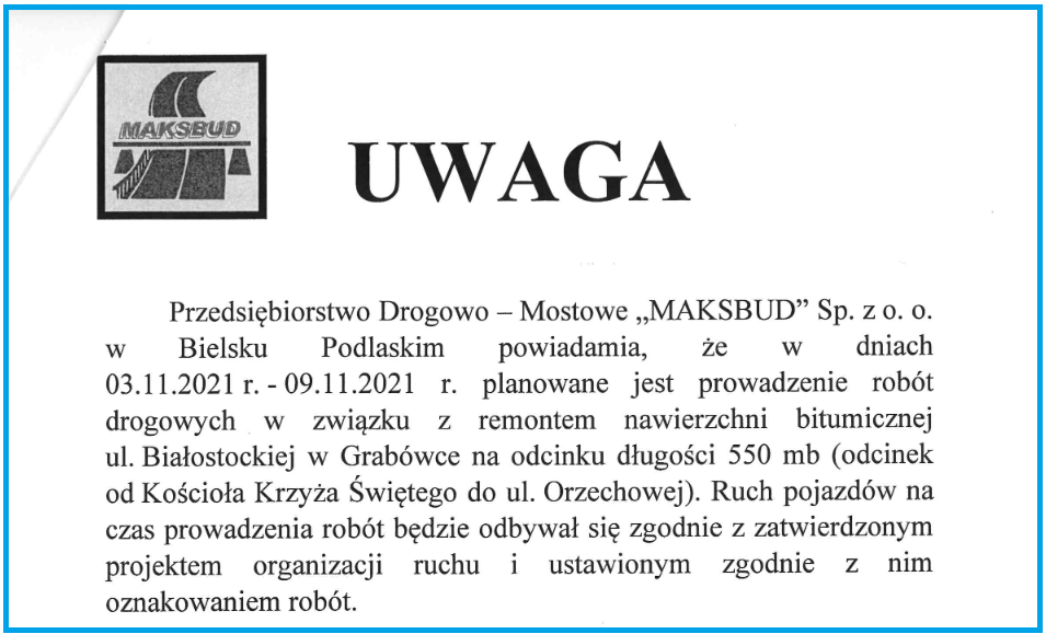 maksbud ogloszenie