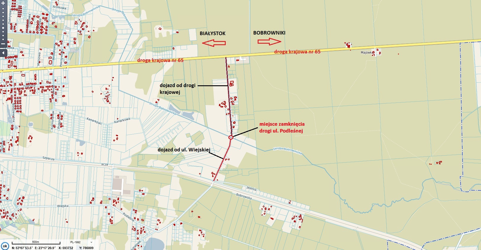 mapa poglądowa