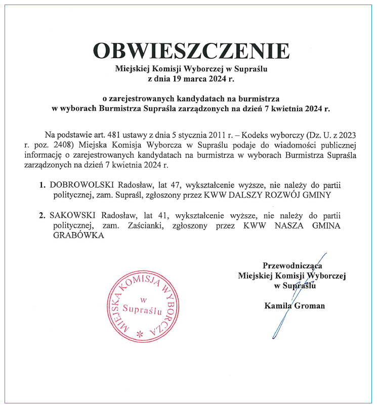 obweiszcznie