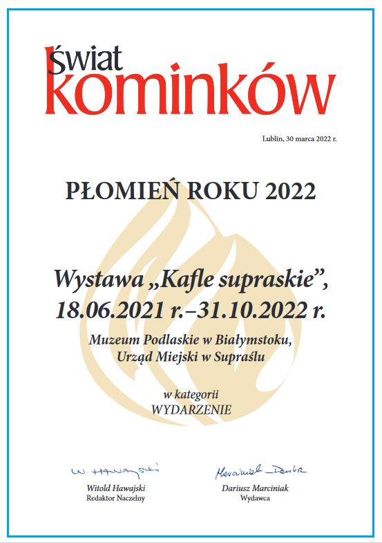 swiat kominkow dyplom