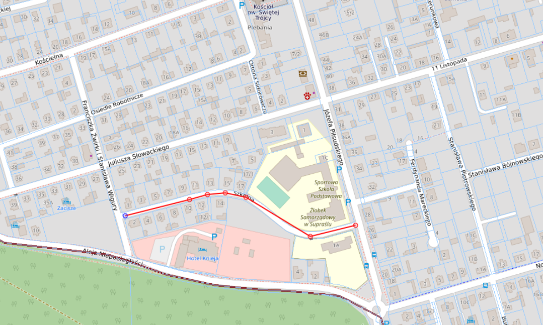 szkolna mapa