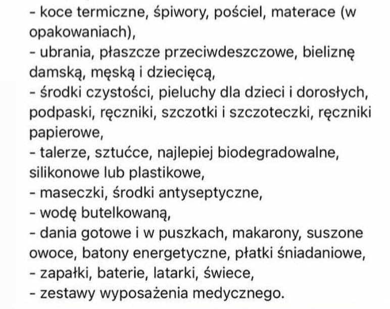zbiorka dla ukrainy