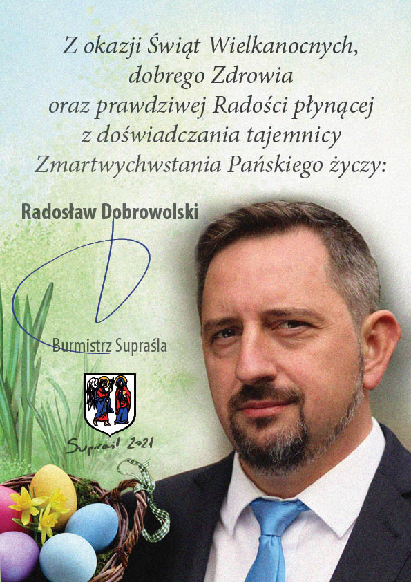 zyczenia burmistrza wielkanoc 2021
